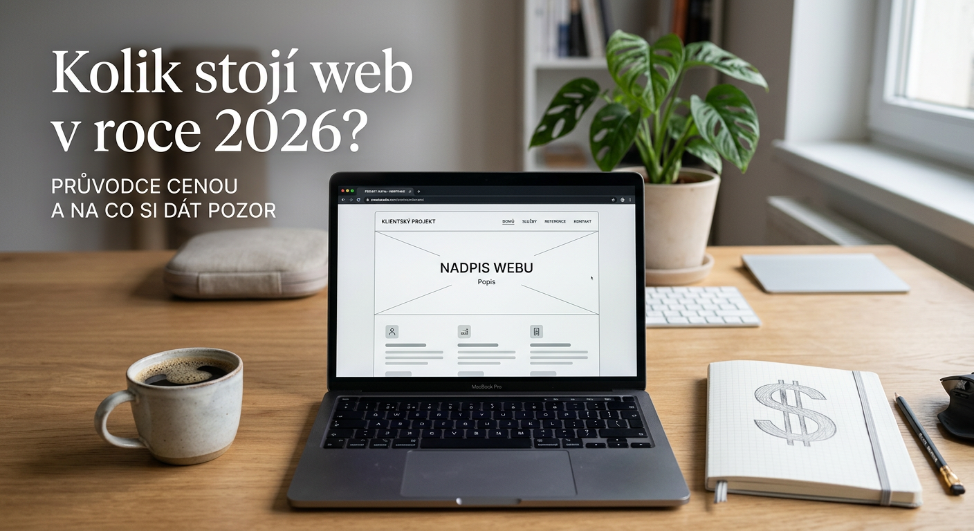 Náhledový obrázek článku "Kolik stojí web v roce 2026?"